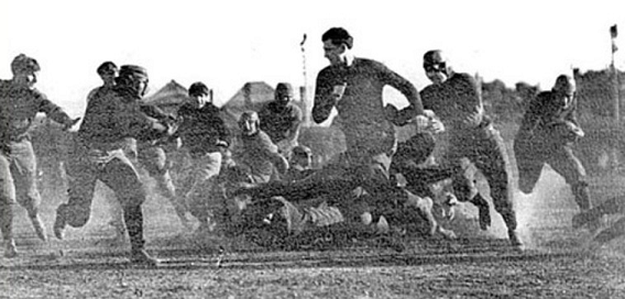 First Tournament of Roses game, Michigan vs. Stanford in January 1902