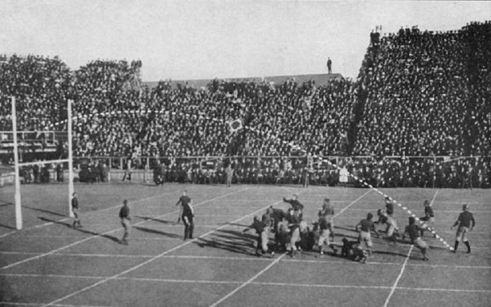 Harvard game winning field goal against Yale in 1908