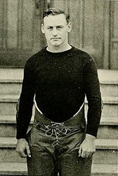 Springfield College halfback/quarterback Les Mann