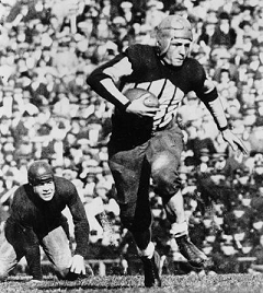 Red Grange against Michigan, 1924