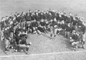 1935 Princeton football team, head coach Fritz Crisler in the center