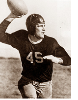 Texas Christian quarterback Sammy Baugh