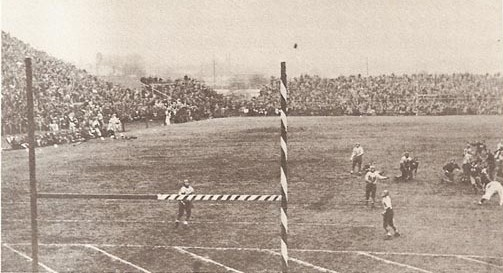 Texas Christian's field goal to beat LSU 3-2 in the 1936 Sugar Bowl