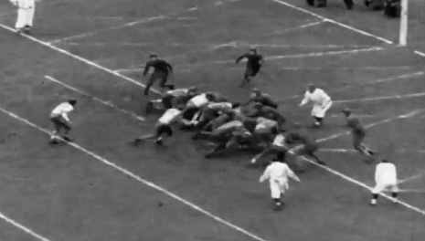 Northwestern's touchdown to beat Minnesota 6-0 in 1936