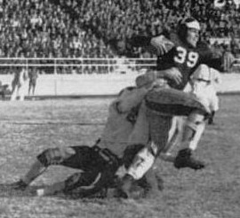 Texas A&M fullback John Kimbrough carrying the ball