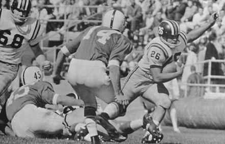 Missouri football team rolling over Oklahoma in 1960