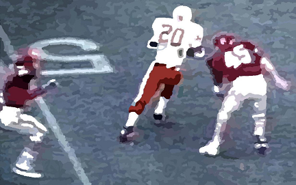 Johnny Rodgers punt return touchdown in the 1971 Nebraska-Oklahoma game