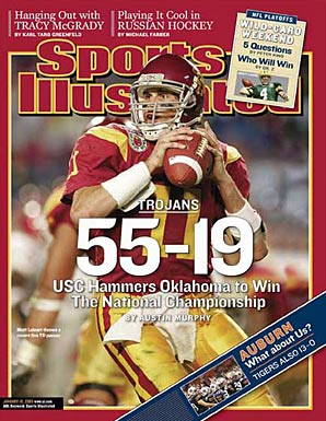 Southern Cal 2004 National Champions Sports Illustrated Cover