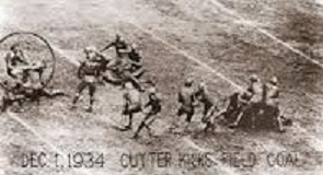 Navy tackle Slade Cutter's field goal that beat Army 3-0 in 1934