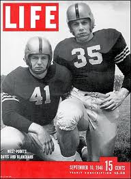 Army backs Glenn Davis and Doc Blanchard on the cover of Life in 1946