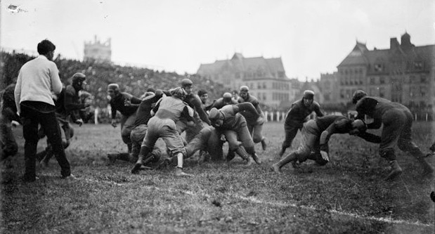 Michigan vs. Wisconsin in Chicago in 1902